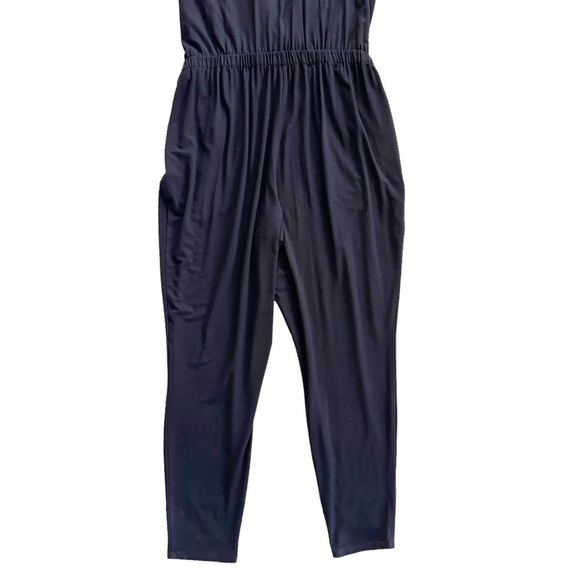 Eileen Fisher The Fisher Project Sleeveless Jersey Jumpsuit in Black M - Picture 5 of 9